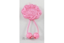 Pink Pearly Cameo Barrette